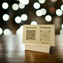 QRコード 店舗用ディスプレイ作製します ショップサイン 【看板 サロン