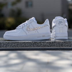 問合せ率No1✮エアフォースワン/AIR force1 3色ミックスカスタム 5枚目の画像