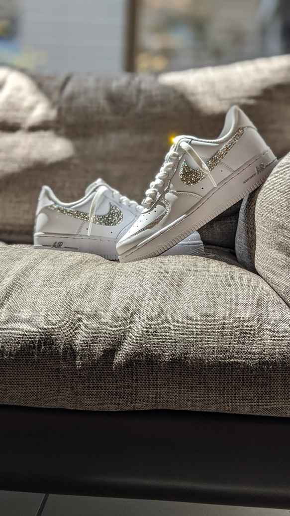 問合せ率No1✮エアフォースワン/AIR force1 3色ミックスカスタム @classy_custom