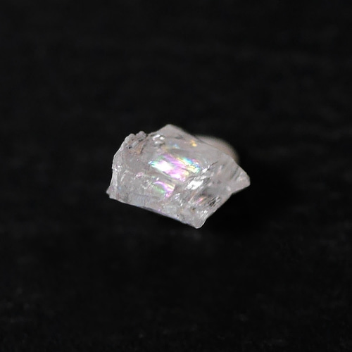 4溢れる虹 母岩付着 ロシアン　フェナカイト　ウラル　マリシェボ産　フェナサイト 宝石質 虹入りフェナカイト（ロシア・マリシェボ産）P_2358