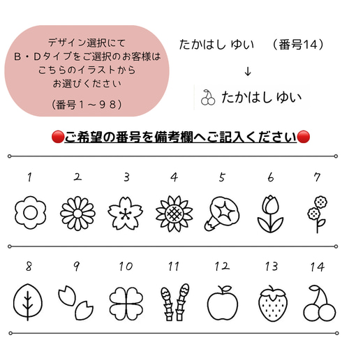 ⚫︎オプション⚫︎ お名前テープを縫い付ける《 印字タイプ 》 名前
