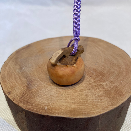 根付　ストラップ　柿 柿 小根付(ストラップ) その他アクセサリー 大月あきら 通販 16811949