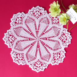 ドイリー1173❤️クラシック花園大判ドイリー✨50cm ドイリー大判