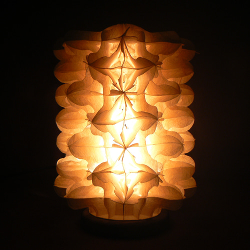 和紙の手作りランプシェード　美濃和紙使用　[ 宴 ] 2-2　癒しの一点物作品 和紙の手作りランプシェード 美濃和紙使用 [ 宴 ] 2-2 癒しの一点物作品