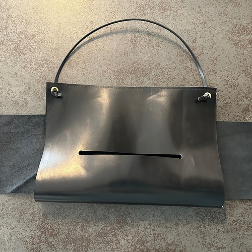 本革✴︎中身が見えないレザーボックスティッシュカバー✴︎ティッシュ