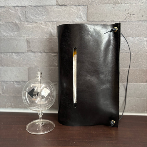 本革✴︎中身が見えないレザーボックスティッシュカバー✴︎ティッシュ