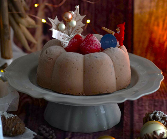 【ジェラートケーキ】 チョコラータ×北海道完熟いちごソルベ 1枚目の画像