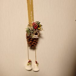 大王松　松ぼっくりのクリスマスアレンジ＾＾ベルつき＾＾ 6枚目の画像