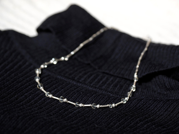 'Scapolite' silver necklace 1枚目の画像