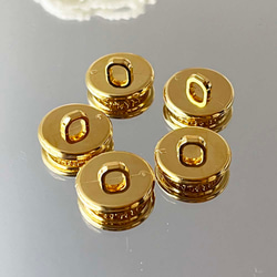 【送料無料】5個 ヴィンテージ 紋章 昭和 レトロ ボタン 素材 [HC1058] 5枚目の画像