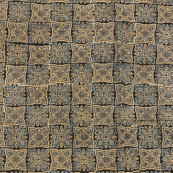 【50cm単位】アジュラックA　グレー　インド　ハンドブロックプリント生地  コットン 4枚目の画像