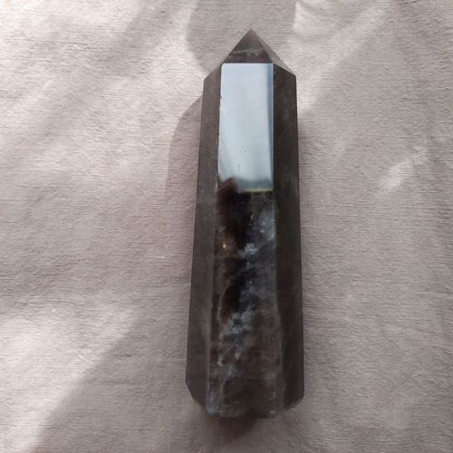 モリオン (黒水晶) 六角柱 ポイント ② その他インテリア雑貨