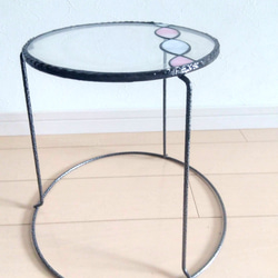 春色パーソナルテーブル/コーヒーテーブル/サイドテーブル/ガラステーブル/ 7枚目の画像