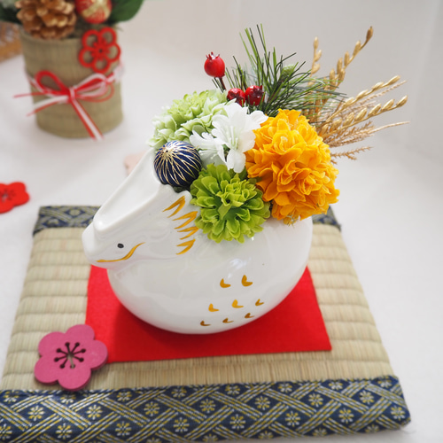 2024☆辰年の迎春アレンジ✨お正月飾り 正月 新築 贈り物