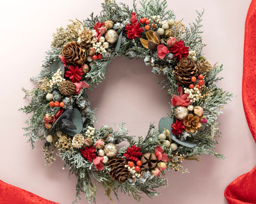 21.クリスマスリース 21.クリスマスリース No.xmas-14473/特大