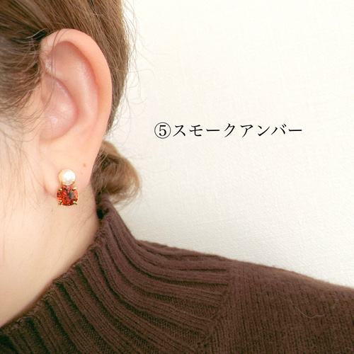 SnowMan Crystal イヤリング／イヤリング 雪だるま サージカル