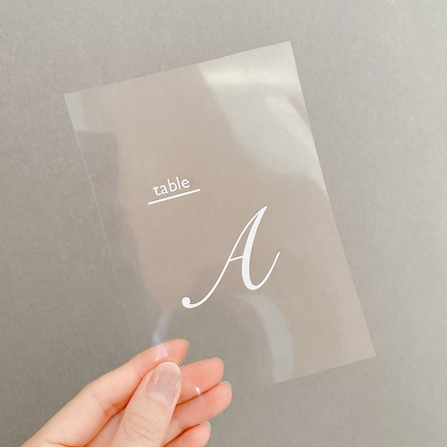 手書き テーブルナンバー 卒花 テーブルナンバー A〜H ８卓分 手書き テーブルナンバー 卒花 テーブルナンバー A〜H 8卓分