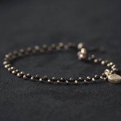 braid bracelet -pyrite・silver- 3枚目の画像