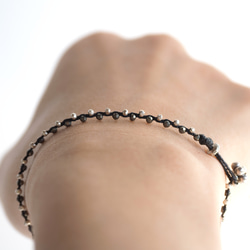braid bracelet -pyrite・silver- 7枚目の画像