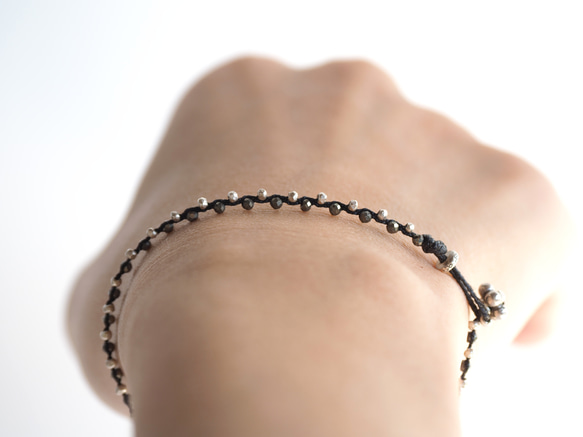 braid bracelet -pyrite・silver- 7枚目の画像