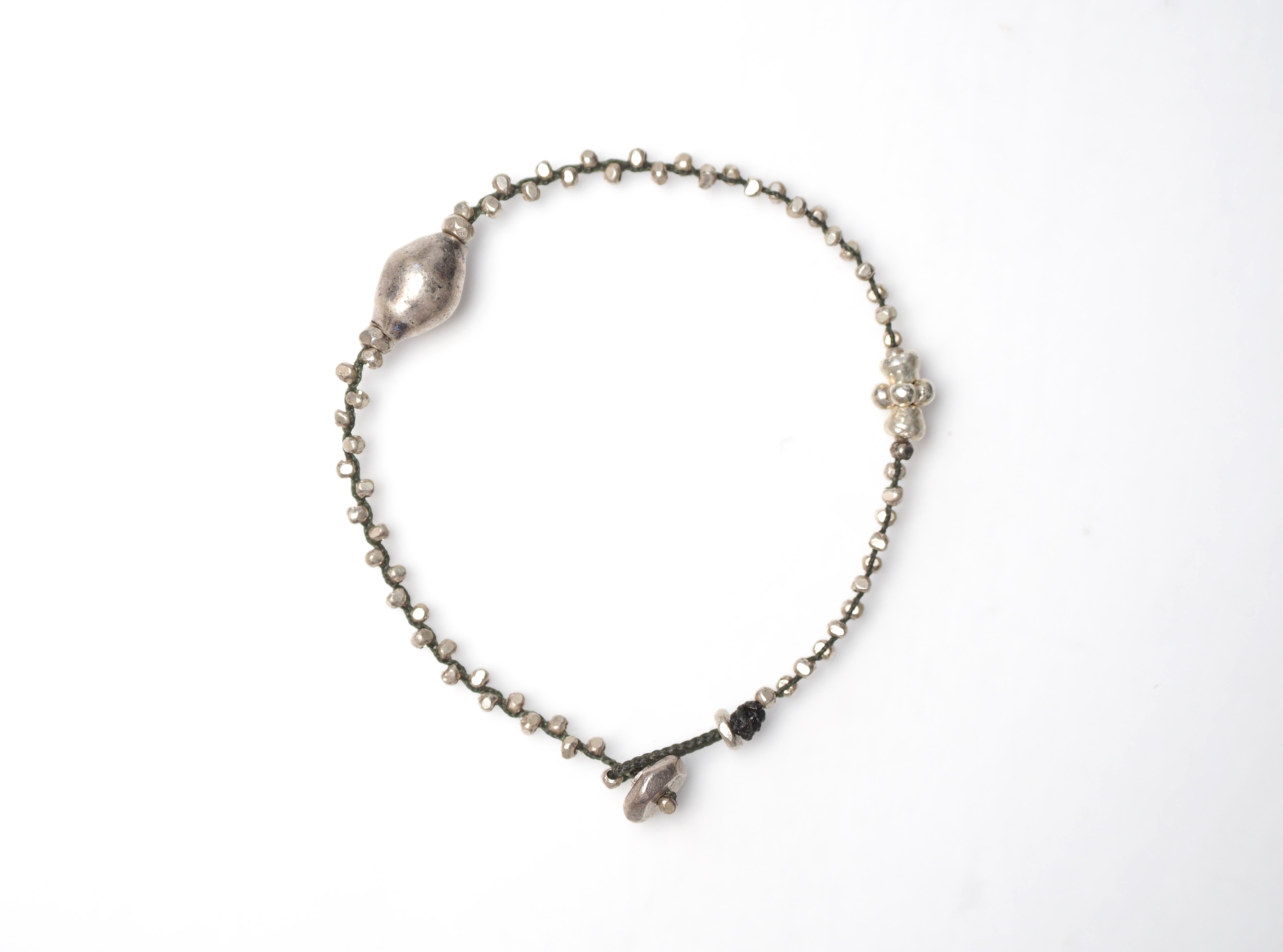 braid bracelet 'silver'