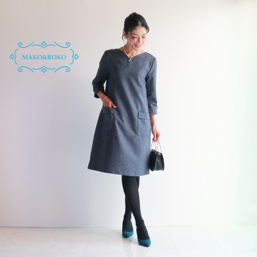 Ameri【タグ付未使用品】レイヤード ボックス ワンピ （ワンピース  