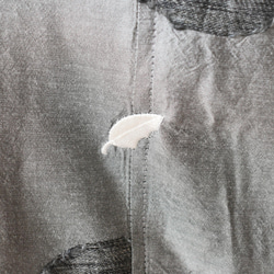 存在感のあるドット柄が洗練された印象の カットジャガードシャツワンピース【SOOP013F】 8枚目の画像