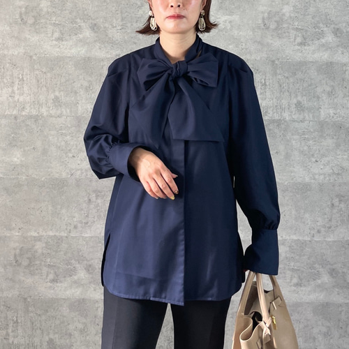 みふた様、専用【745】リボンブラウスグリーン系【746】リボンブラウス青、紫系 みふた様、専用【745】リボンブラウスグリーン系【746】リボン