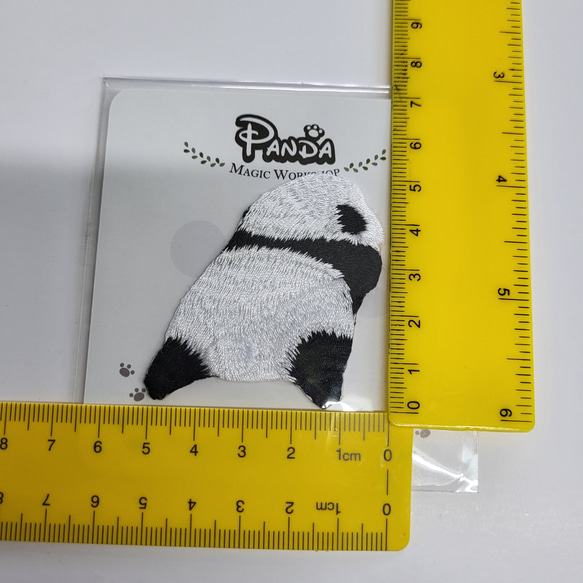 *Panda embroidered patch 第9張的照片