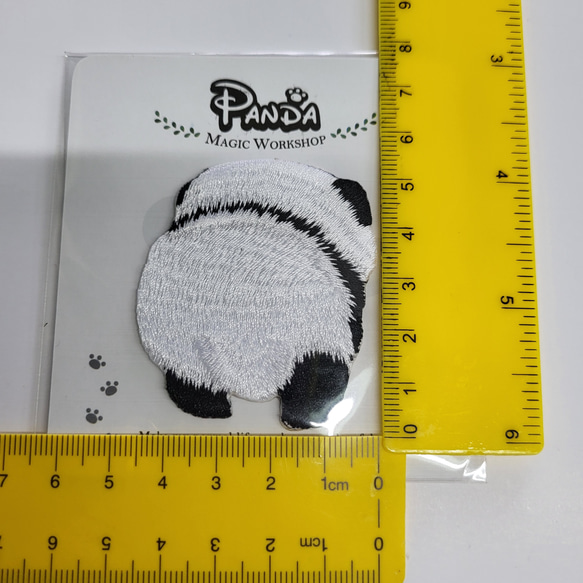 *Panda embroidered patch 第10張的照片