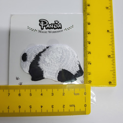 *Panda embroidered patch 第11張的照片