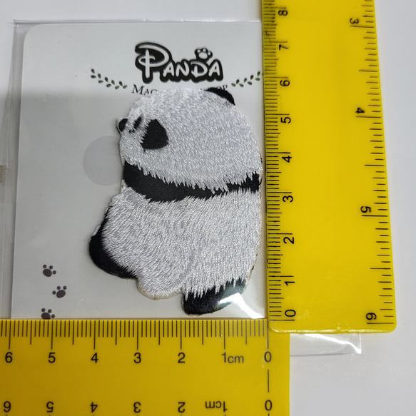 *Panda embroidered patch 第8張的照片