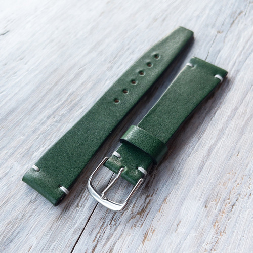 イタリア製カウハイド 時計ベルト 19mm「まるで存在していないかのよう  
