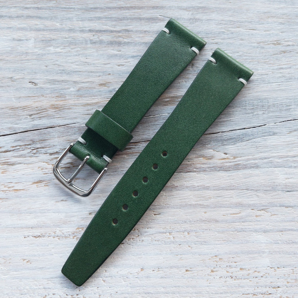 イタリア製カウハイド 時計ベルト 19mm「まるで存在していないかのように、あなたの時計を一日中持ち運べるベルト」 4枚目の画像