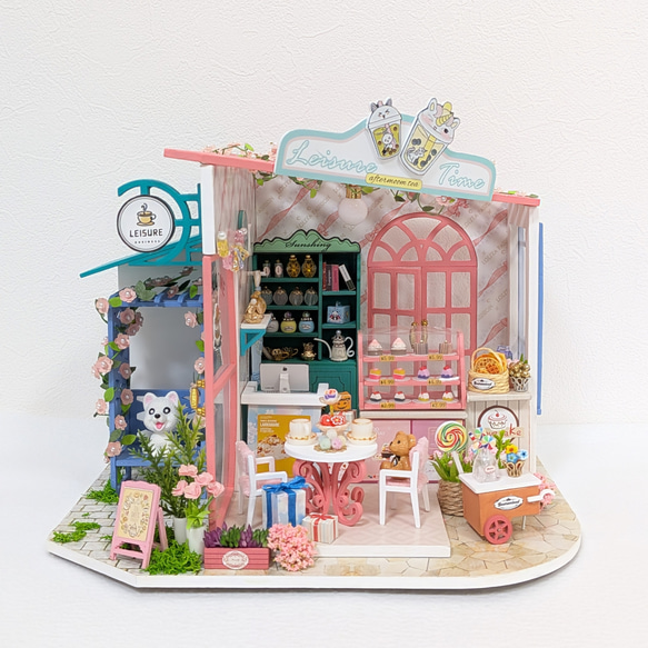 AFTERNOON TEAROOM』ミニチュアドールハウスの完成品です その他 