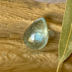 虹の妖精が宿るアクアマリン♡アクアマリン ルース 13 天然石 天然色 12枚目の画像