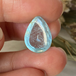 虹の妖精が宿るアクアマリン♡アクアマリン ルース 13 天然石 天然色 11枚目の画像