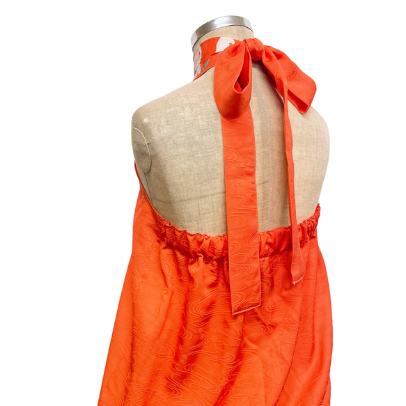 上質 ホルターワンピ 着物リメイク パーティーワンピ 和柄 演奏会 ピアノ 撮影 衣装 J51107 ファッション ワンピース・チュニック BCD1953275456(14900円)