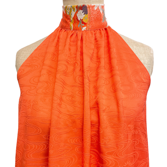 上質 ホルターワンピ 着物リメイク パーティーワンピ 和柄 演奏会 ピアノ 撮影 衣装 J51107 ファッション ワンピース・チュニック BCD1953275456(14900円)