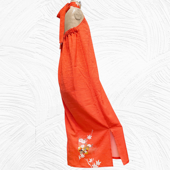 上質 ホルターワンピ 着物リメイク パーティーワンピ 和柄 演奏会 ピアノ 撮影 衣装 J51107 ファッション ワンピース・チュニック BCD1953275456(14900円)