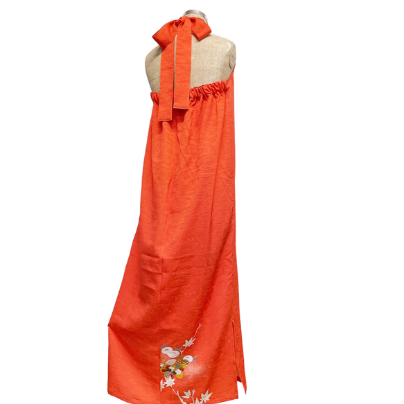 上質 ホルターワンピ 着物リメイク パーティーワンピ 和柄 演奏会 ピアノ 撮影 衣装 J51107 ファッション ワンピース・チュニック BCD1953275456(14900円)