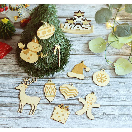 【かき】★クリスマスオーナメント4種類★全20点 かき様専用】☆クリスマスオーナメント4種類☆全20点