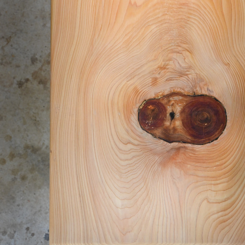 送料無料】桧のテレビ台 〜耳付き一枚板のナチュラル仕上げ〜 テレビ台