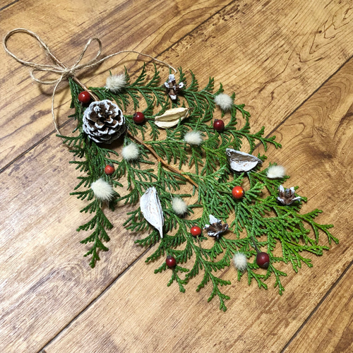 スワッグ(コニファーのツリー) / クリスマススワッグドライフラワー