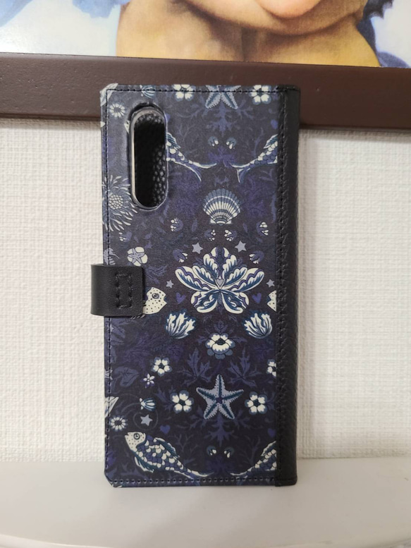 【1枚掲載中】※掲載生地でも作製可能です。 リバティ LIBERTY アキノブ スマホケース 5枚目の画像