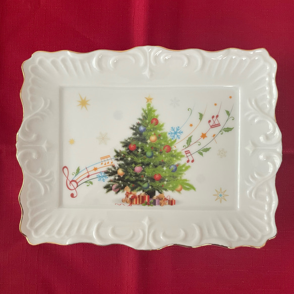 クリスマストレー 長皿 anco-chan78 通販 16816051｜Creema