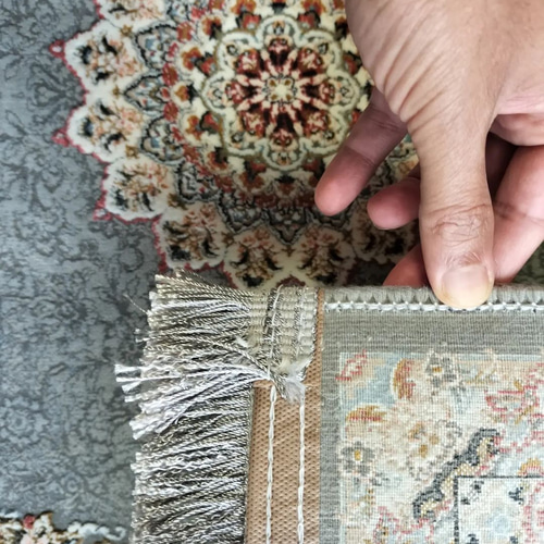 ペルシャ絨毯 カシャン 80x50cm ヴィンテージ ラグ 手織り玄関マット ペルシャ絨毯 カシャーン 80x50cm (玄関マット) 1.4kg その他