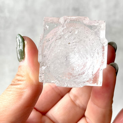 【ヒマラヤ水晶 】富を作る形 シュリヤントラ鉱物 天然石 Himalayan Crystal 石英 9枚目の画像