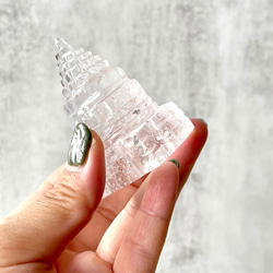 【ヒマラヤ水晶 】富を作る形 シュリヤントラ鉱物 天然石 Himalayan Crystal 石英 6枚目の画像