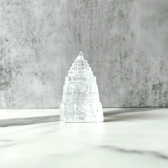 【ヒマラヤ水晶 】富を作る形 シュリヤントラ鉱物 天然石 Himalayan Crystal 石英 15枚目の画像
